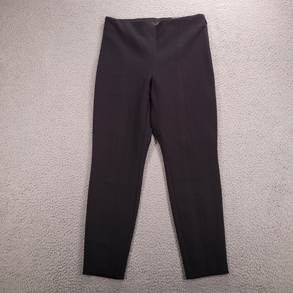 TALBOTS Pants Size 8P Portland Black Slim Leg Ankle Mid Rise 28x25 NEW - Picture 2 of 14